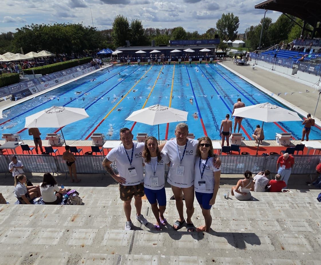 Tím H2O Pro Swim na Majstrovstvách Európy Masters v Šamoríne